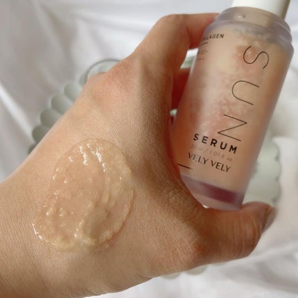 ハリケアコラーゲンサンセラム/VELY VELY/日焼け止めジェルを使ったクチコミ(4枚目)