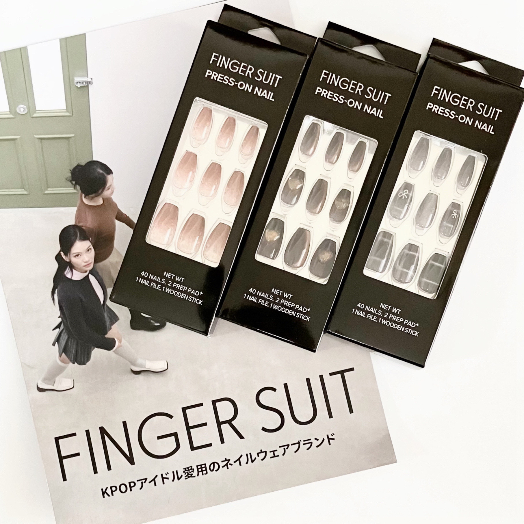 ネイルチップ(シールタイプ) Belle/FINGER SUIT/ネイルチップ・パーツを使ったクチコミ（2枚目）