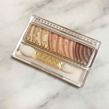 トーンアップアイシャドウ/CEZANNE/アイシャドウパレットを使ったクチコミ(1枚目)
