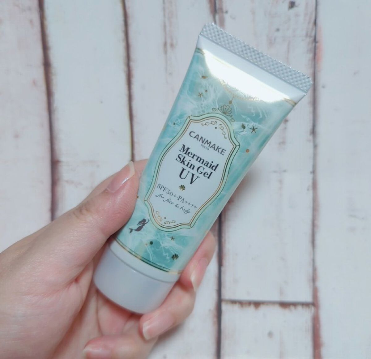 マーメイドスキンジェルUV/キャンメイク/日焼け止めジェルを使ったクチコミ（1枚目）