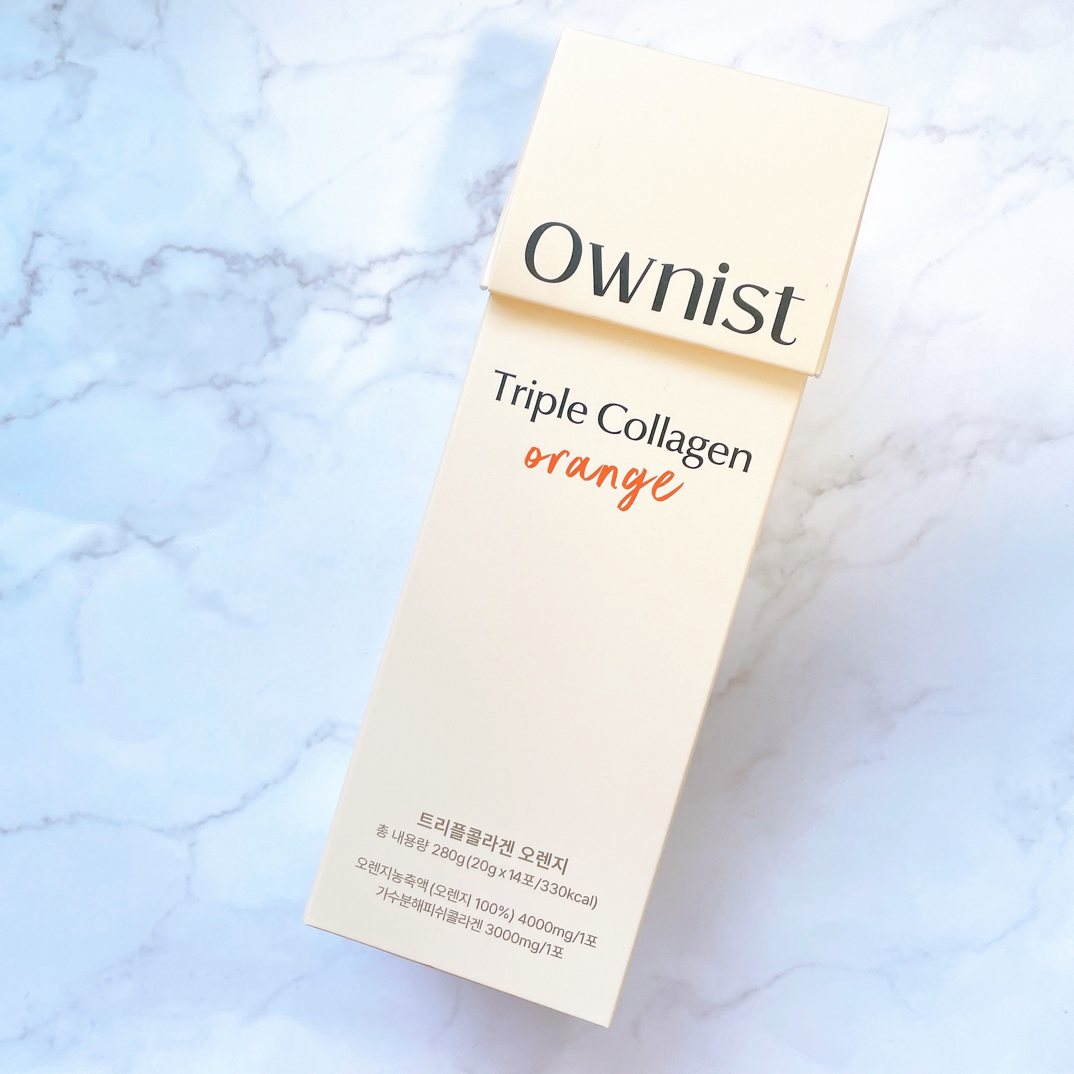 トリプルコラーゲン オレンジ/Ownist/美容サプリメントを使ったクチコミ（2枚目）