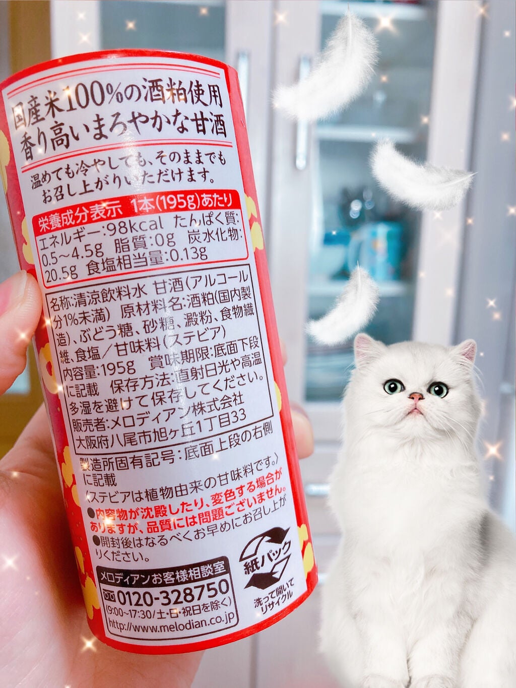 メロディアン 酒粕 甘酒/メロディアン/ドリンクを使ったクチコミ(3枚目)