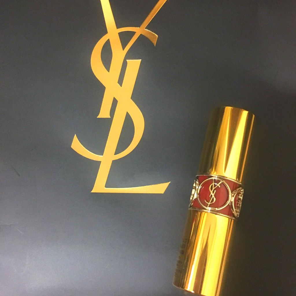 ルージュ ヴォリュプテ シャイン/YVES SAINT LAURENT BEAUTE/口紅を使ったクチコミ(1枚目)
