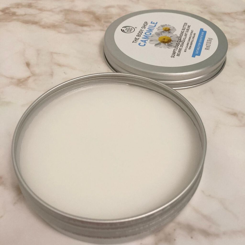 カモマイル サンプチュアス クレンジングバター/THE BODY SHOP/クレンジングバームを使ったクチコミ(3枚目)
