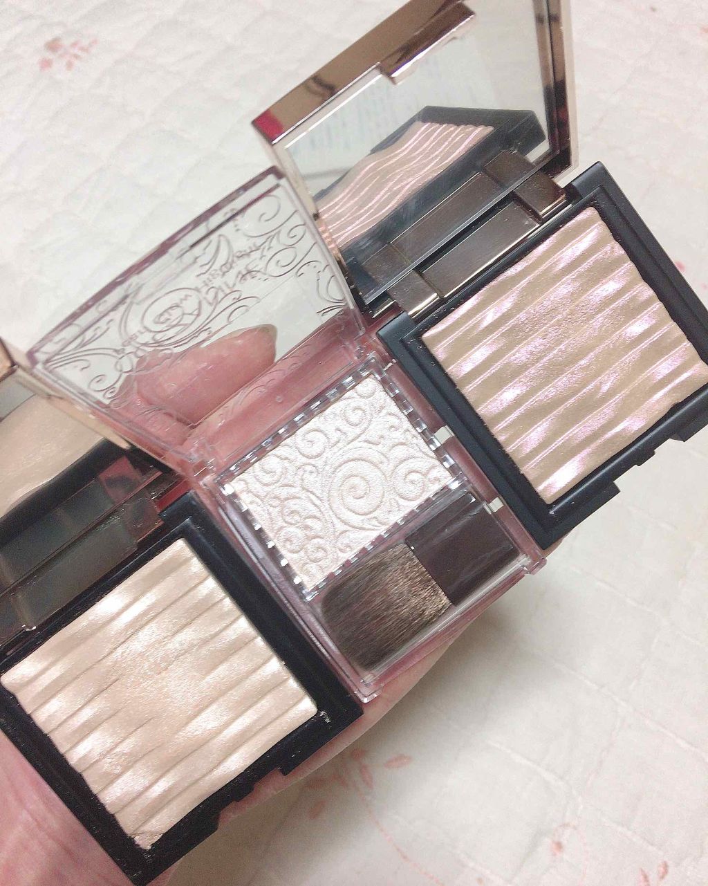 パールグロウハイライト/CEZANNE/パウダーハイライトを使ったクチコミ（1枚目）