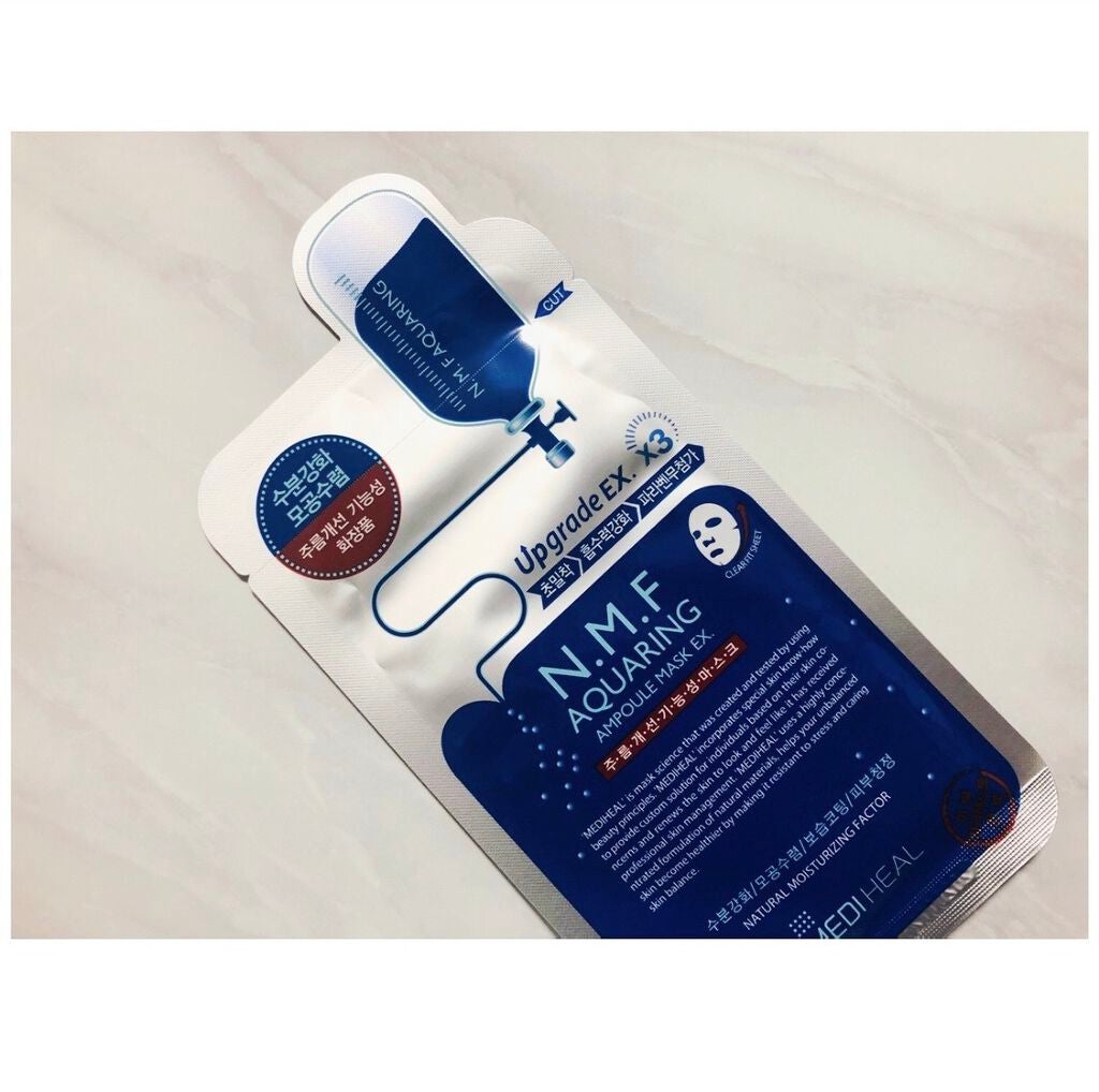 N.M.FアクアアンプルマスクJEX/MEDIHEAL/シートマスク・パックを使ったクチコミ(1枚目)