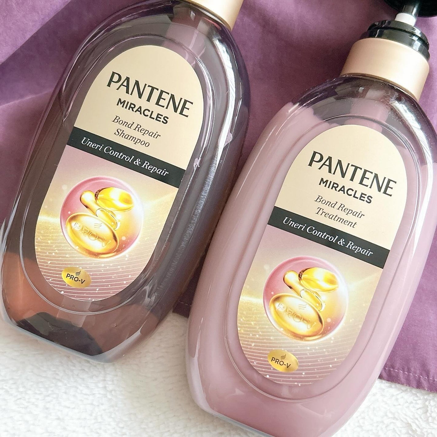 ミラクルズ うねりコントロール&リペア ボンドリペア シャンプー/トリートメント/パンテーン/市販シャンプーを使ったクチコミ(2枚目)