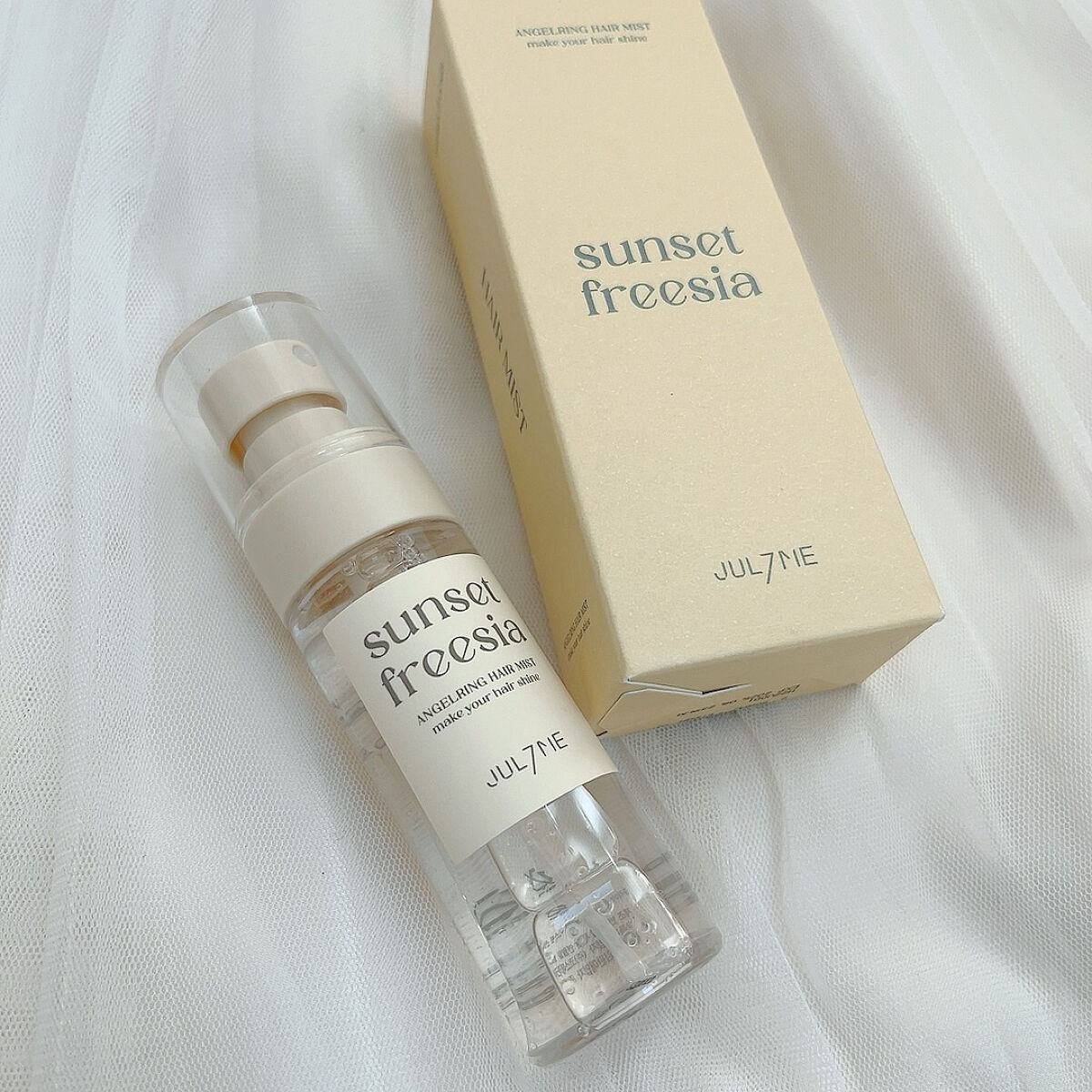 エンジェリングヘアミスト サンセットフリージア/JUL7ME/ヘアミストを使ったクチコミ（3枚目）