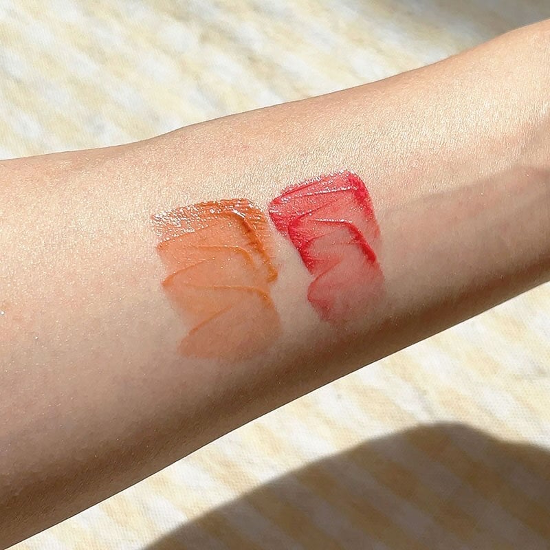 アンドバイロムアンド グラッシーボムティント/&nd by rom&nd/リップティントを使ったクチコミ(6枚目)