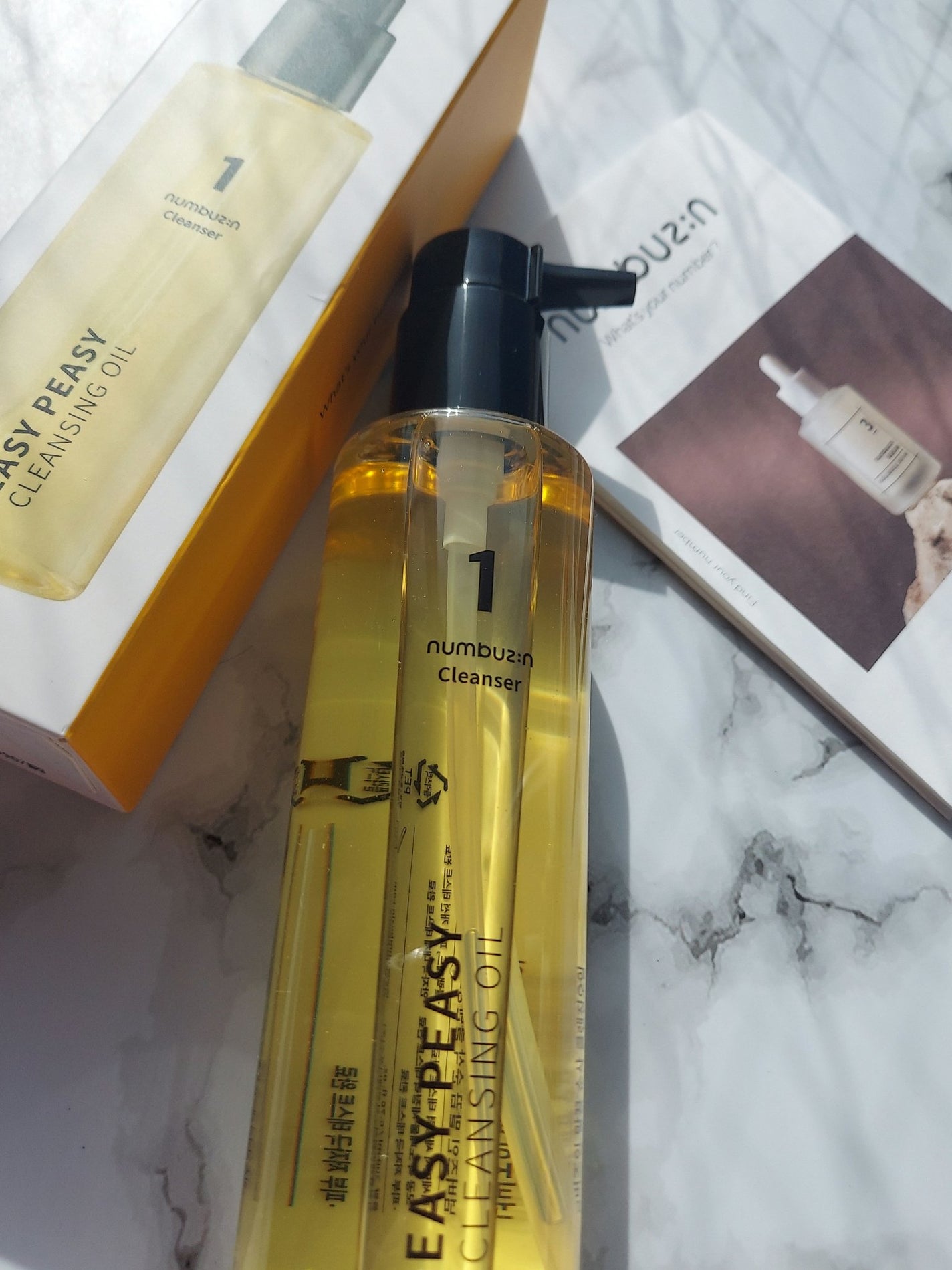 1番 さっぱりすっきりクレンジングオイル/numbuzin/オイルクレンジングを使ったクチコミ(5枚目)
