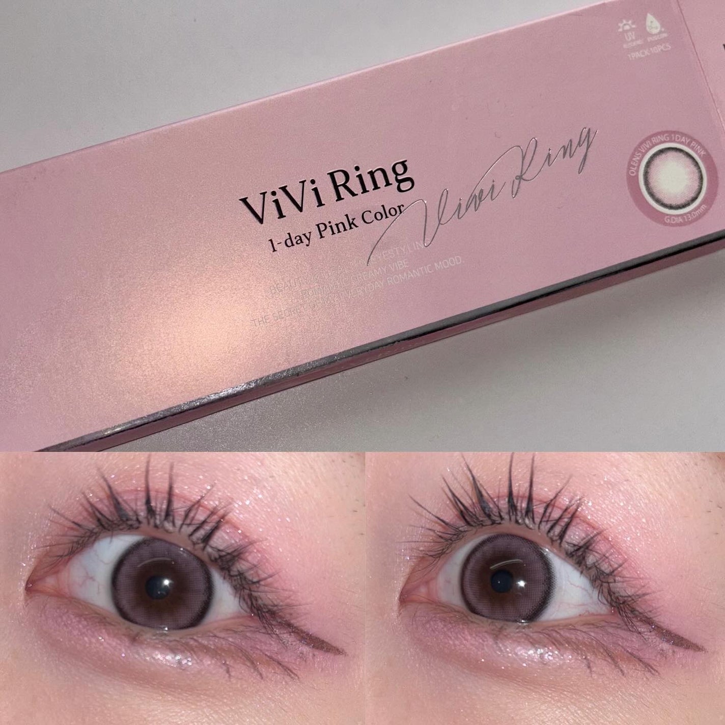 ViVi Ring 1day/OLENS/ワンデー(1DAY)カラコンを使ったクチコミ(3枚目)