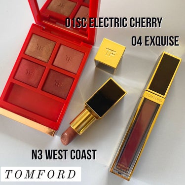 アイ カラー クォード/TOM FORD BEAUTY/パウダーアイシャドウを使ったクチコミ（3枚目）