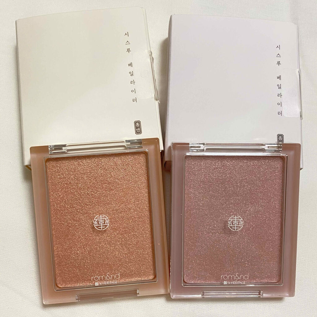 ヴェールライター/rom&nd/パウダーハイライトを使ったクチコミ（1枚目）