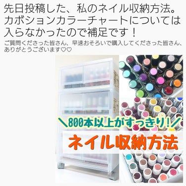 るか @luchasroom on LIPS 「先日投稿した、ネイル収納についての補足です。使用しているカボシ..」（2枚目）