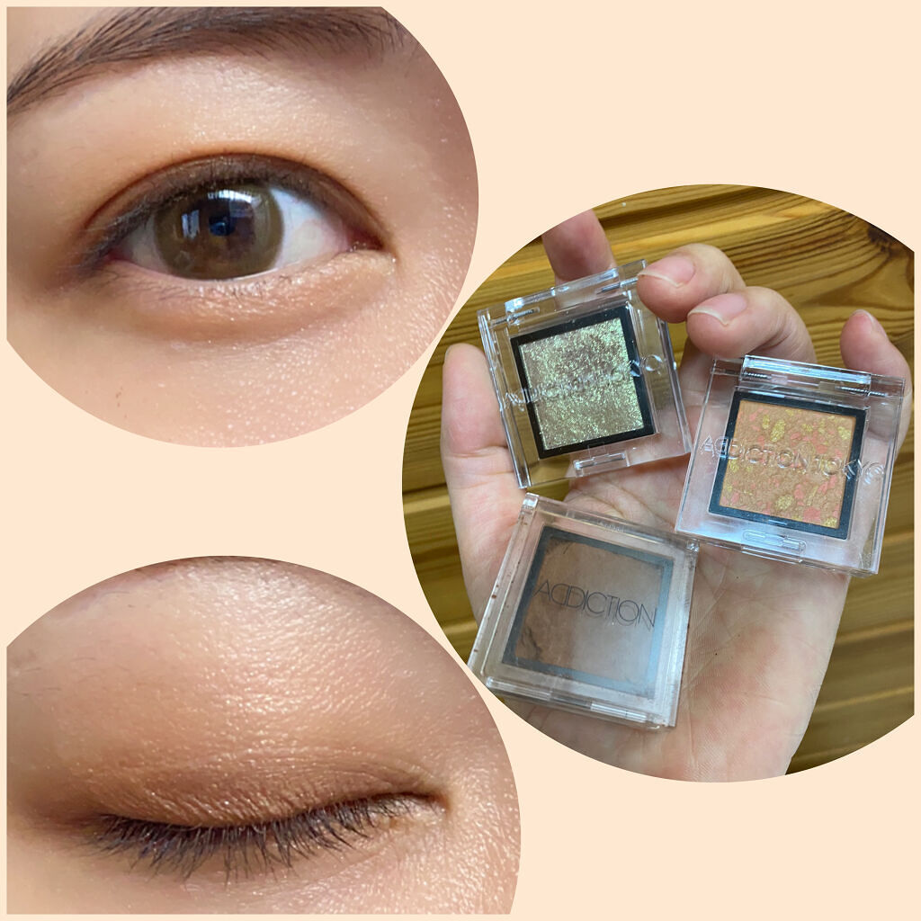 ザ アイシャドウ アンポリッシュ ジェム 102 Honey Topaz/ADDICTION/単色アイシャドウを使ったクチコミ（1枚目）