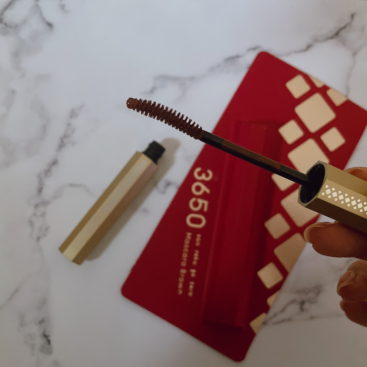 マスカラ ブラウン/3650/マスカラを使ったクチコミ（2枚目）