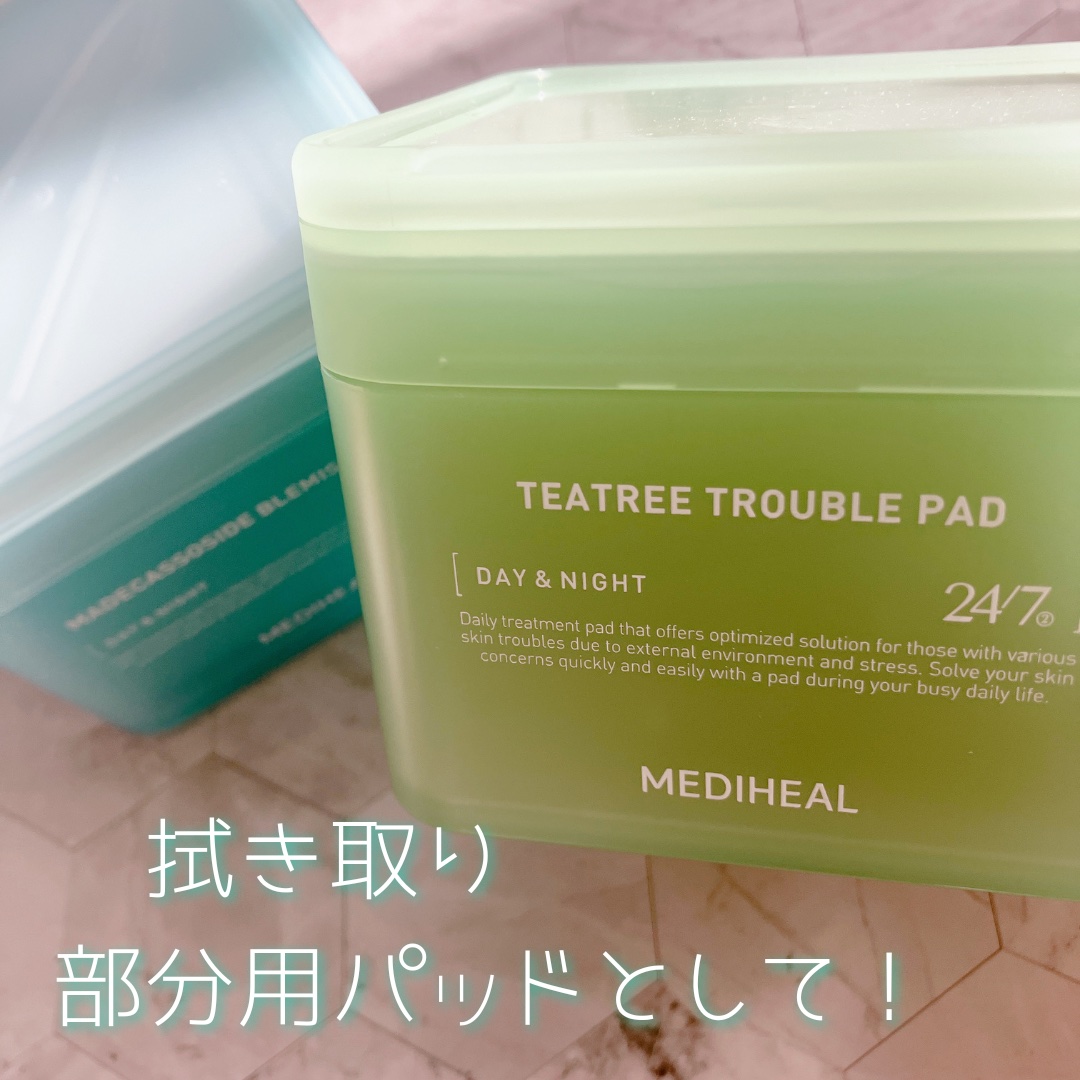 ティーツリー トラブルパッド/MEDIHEAL/トナーパッドを使ったクチコミ（1枚目）