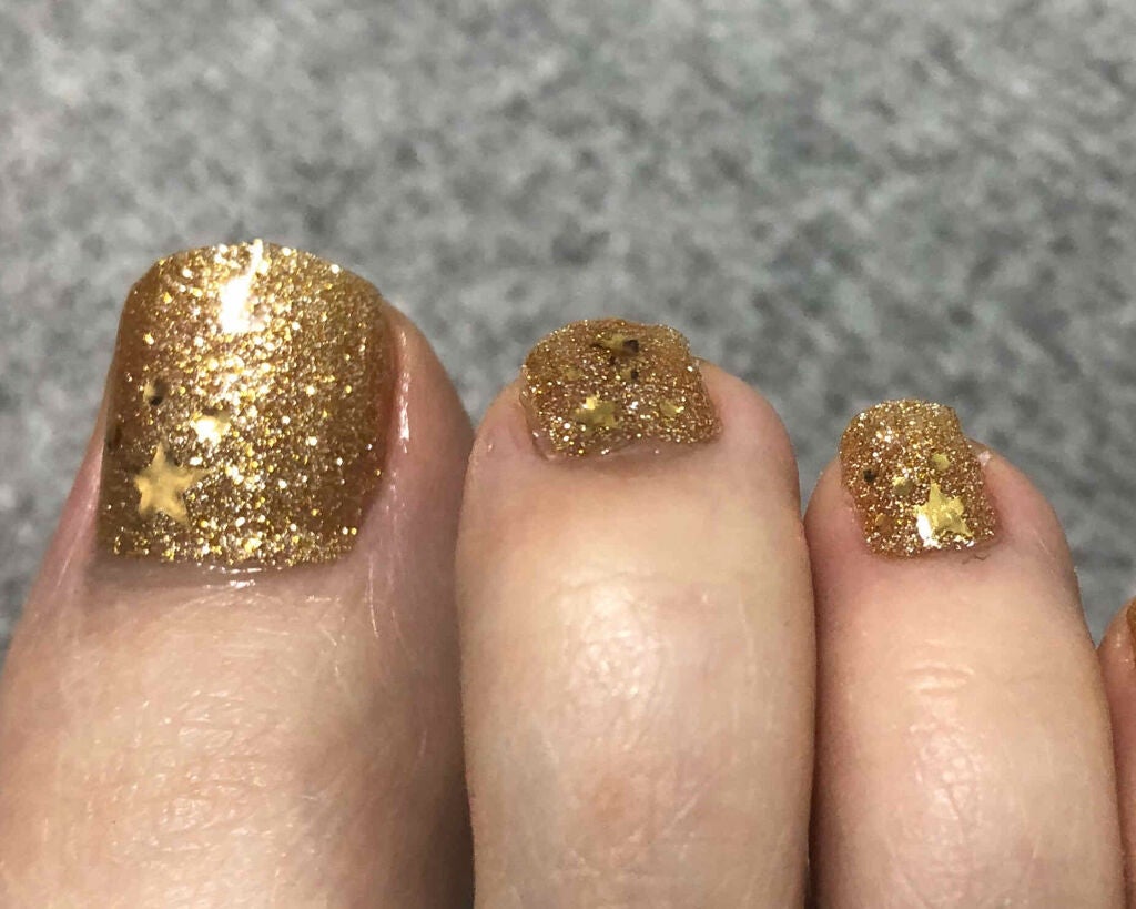 ネイルシール/Qoo10/ネイルシールを使ったクチコミ(2枚目)