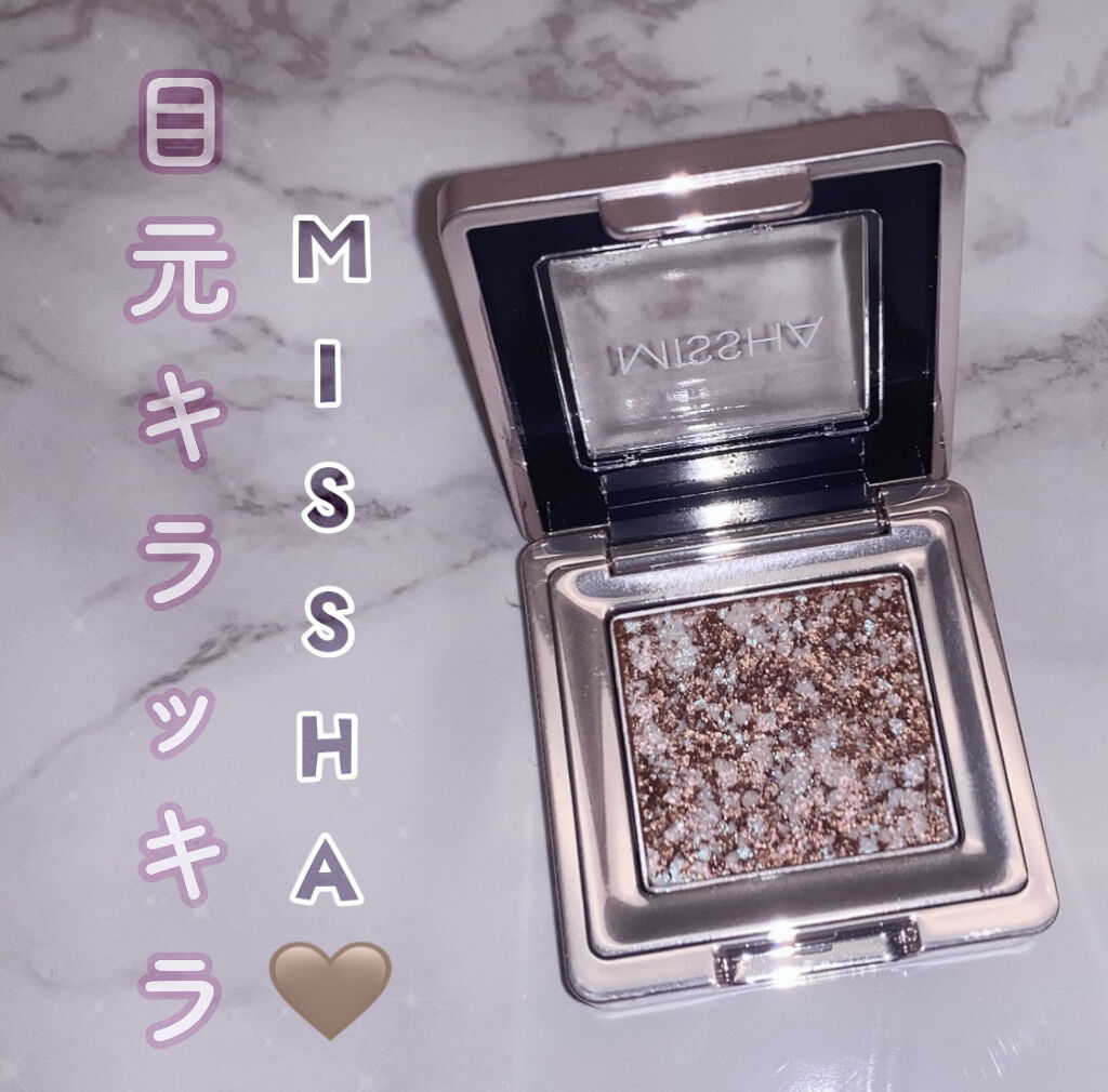 グリッタープリズム シャドウ/MISSHA/グリッターを使ったクチコミ（1枚目）