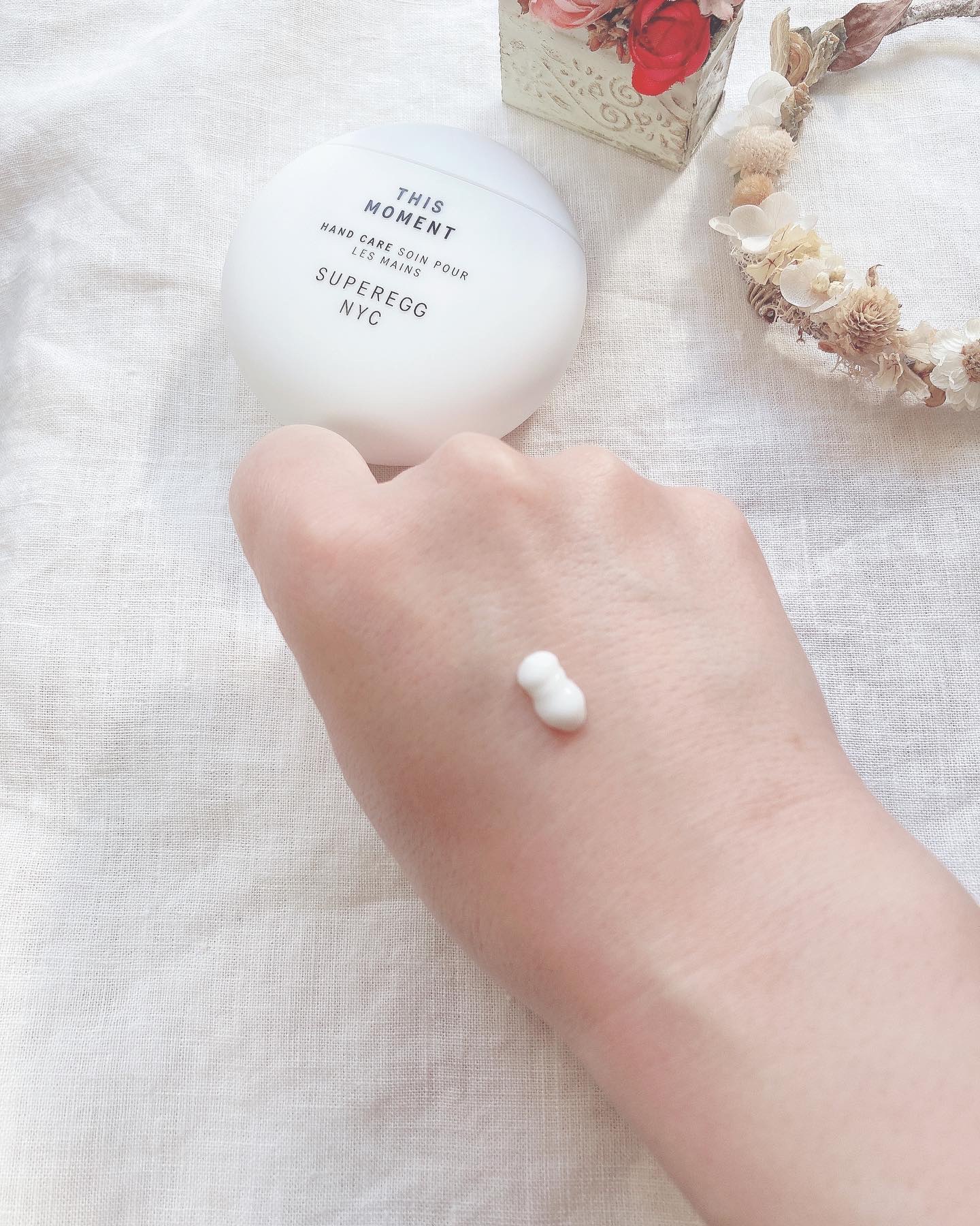ディス モーメント ハンドケア/SUPEREGG /ハンドクリームを使ったクチコミ（3枚目）