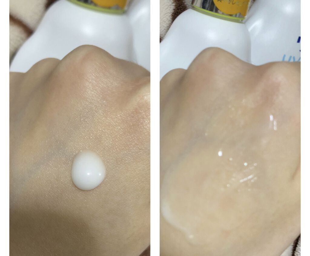 UVカットジェル SPF13PA+/DAISO/日焼け止めジェルを使ったクチコミ（2枚目）