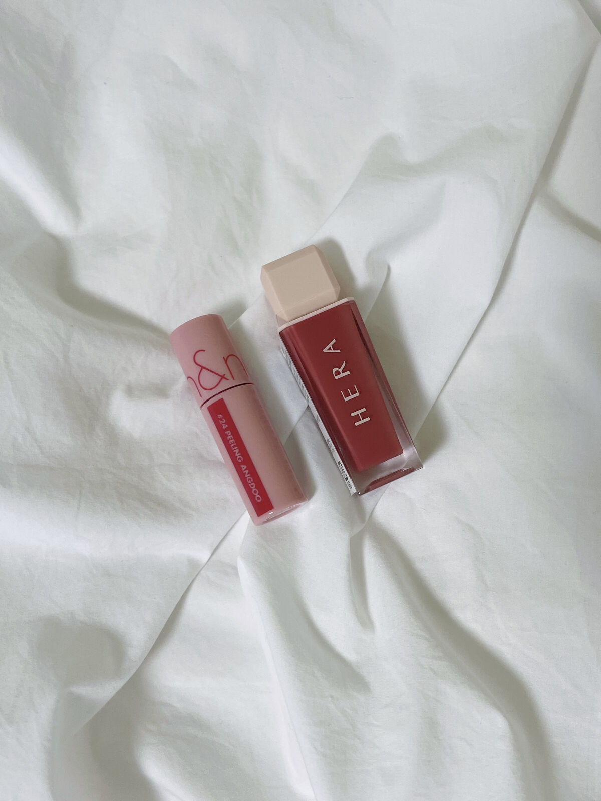 ジューシーラスティングティント/rom&nd/リップティントを使ったクチコミ（2枚目）