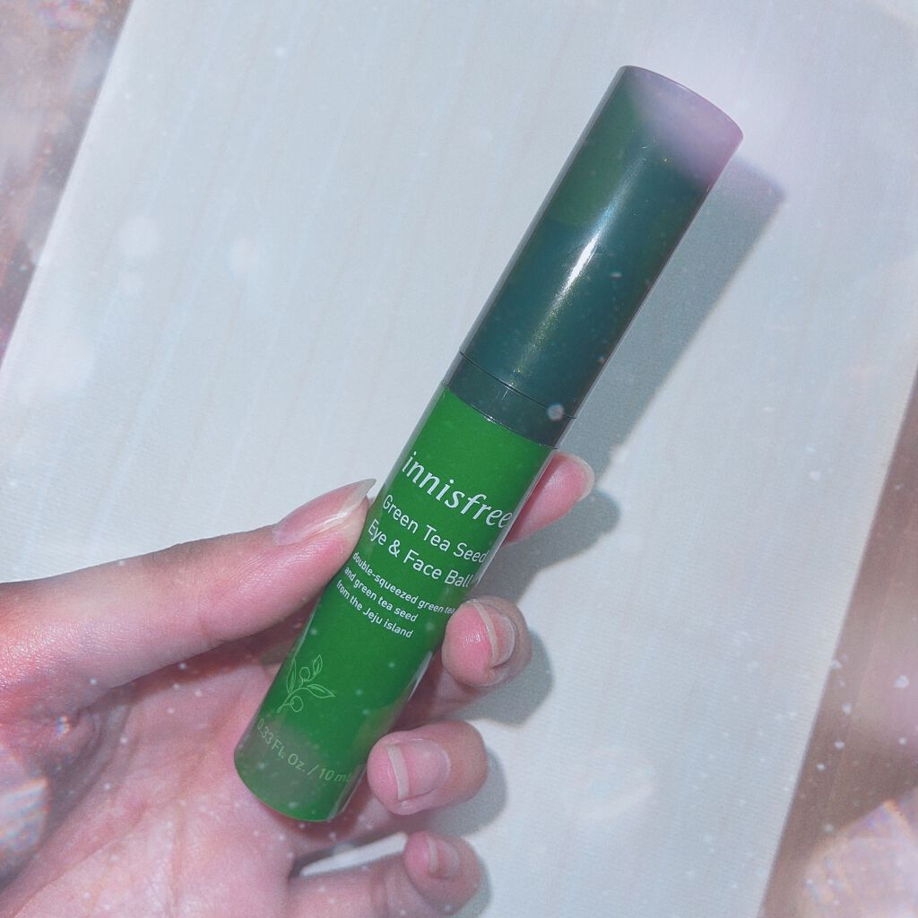 グリーンティーシード アイ&フェイスボール/innisfree/美容液を使ったクチコミ(1枚目)
