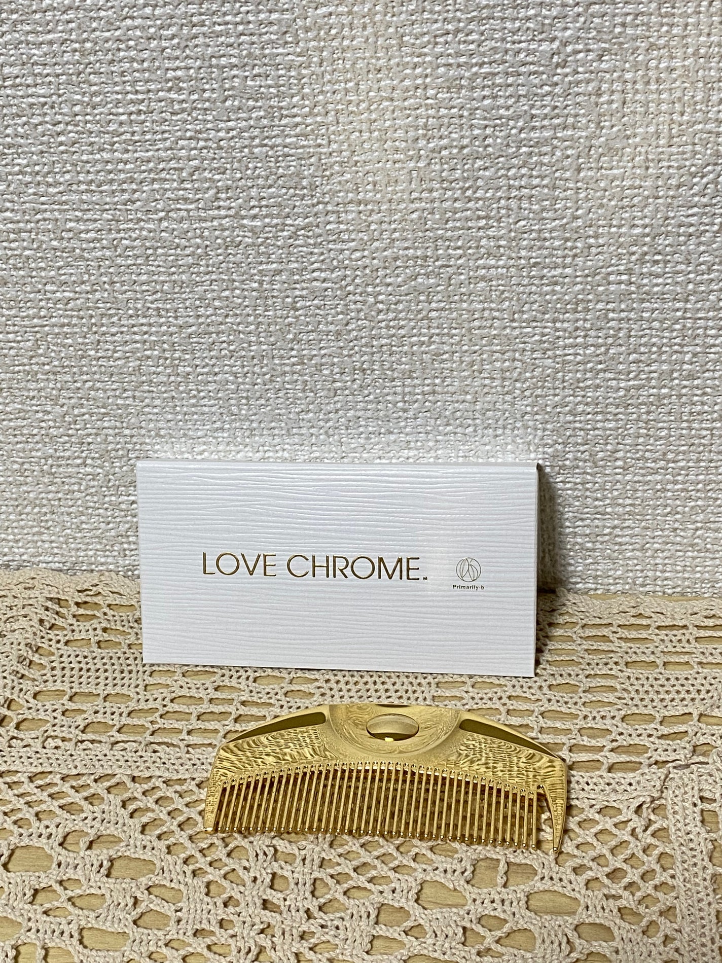 (R)K24GPツキ ゴールド/LOVECHROME/ヘアコームを使ったクチコミ(5枚目)
