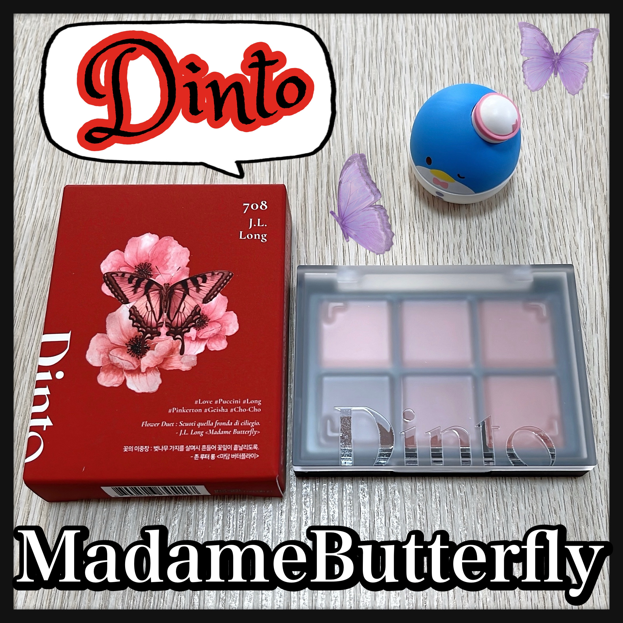 ブラーフィニシュシャドウパレット/Dinto/アイシャドウパレットを使ったクチコミ（1枚目）