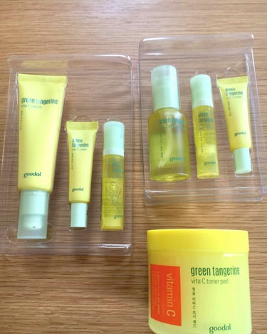 グーダルVクリーム(goodal GREEN TANGERINE V CREAM SET)/goodal/フェイスクリームを使ったクチコミ（3枚目）