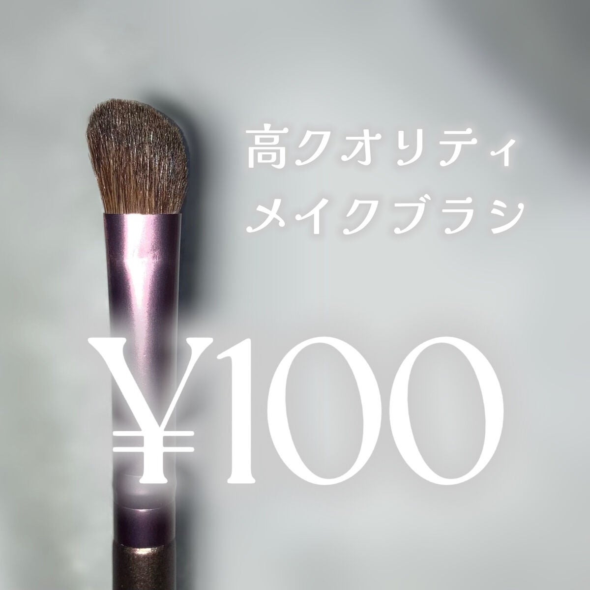 メイクブラシ 馬毛/DAISO/その他化粧小物を使ったクチコミ(1枚目)