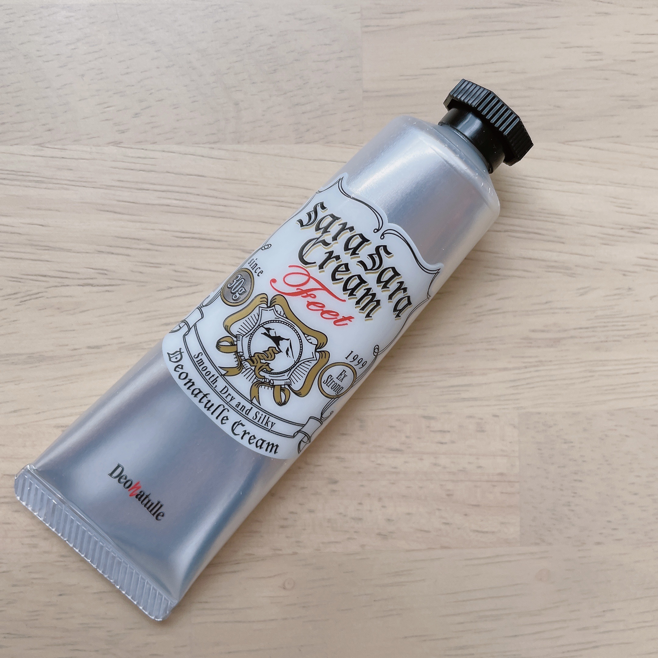 薬用足指さらさらクリーム/デオナチュレ/デオドラント・制汗剤を使ったクチコミ（3枚目）