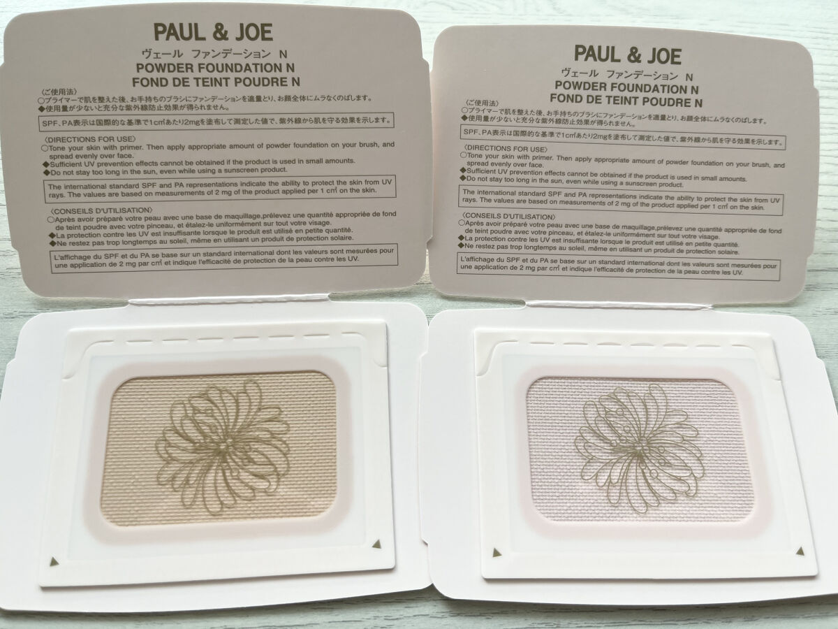 ヴェール ファンデーション N 100 ライトピンクオークル/PAUL & JOE BEAUTE/パウダーファンデーションを使ったクチコミ（2枚目）