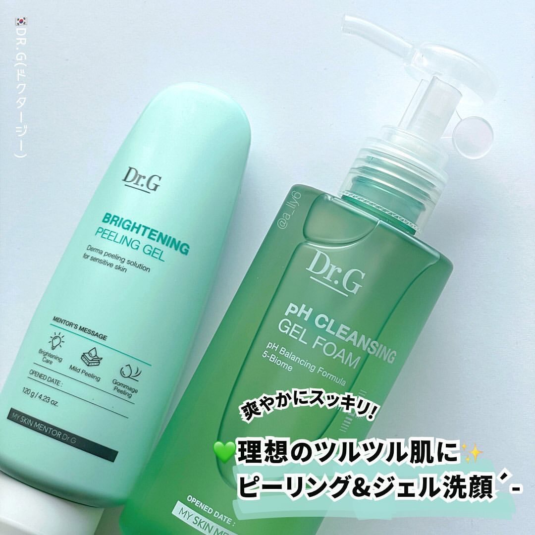 弱酸性クレンジングジェルフォーム/Dr.G/その他洗顔料を使ったクチコミ（1枚目）