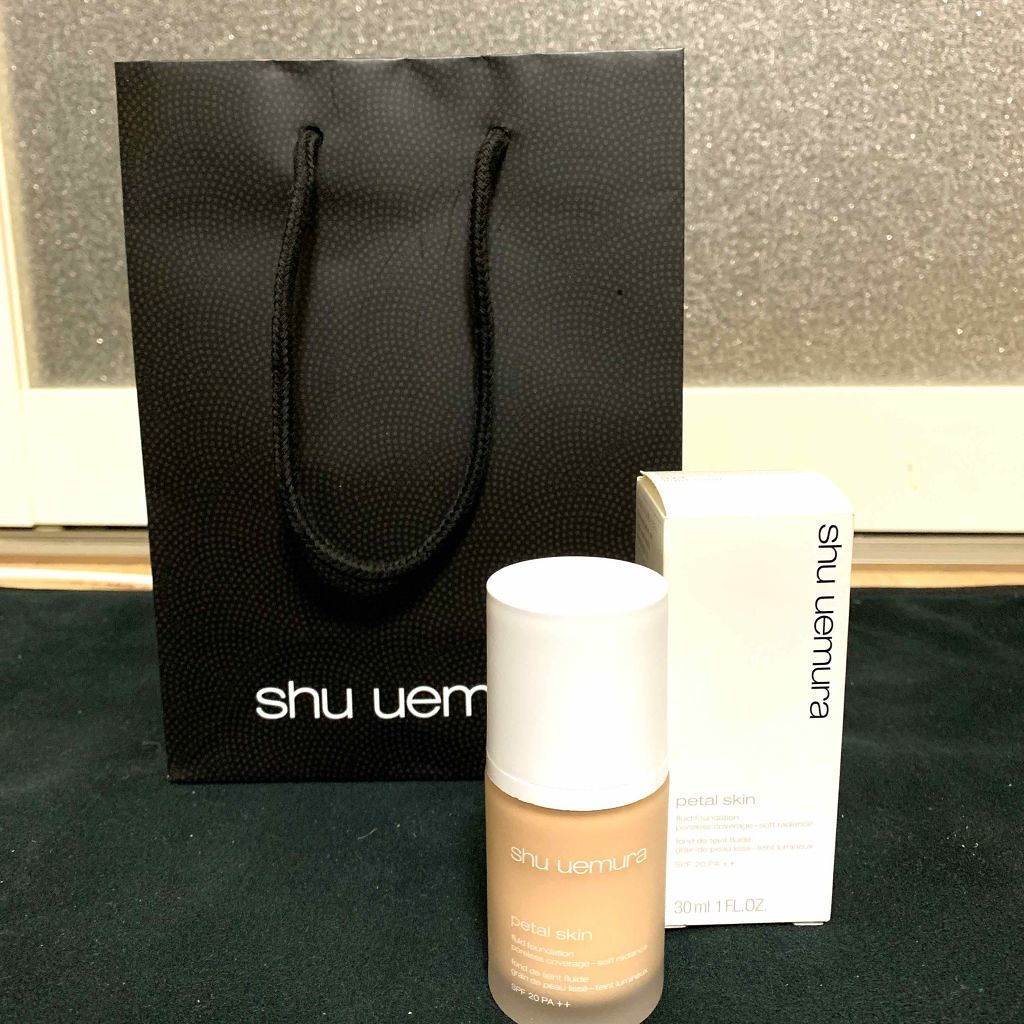 ペタルスキン フルイド ファンデーション/shu uemura/リキッドファンデーションを使ったクチコミ(1枚目)