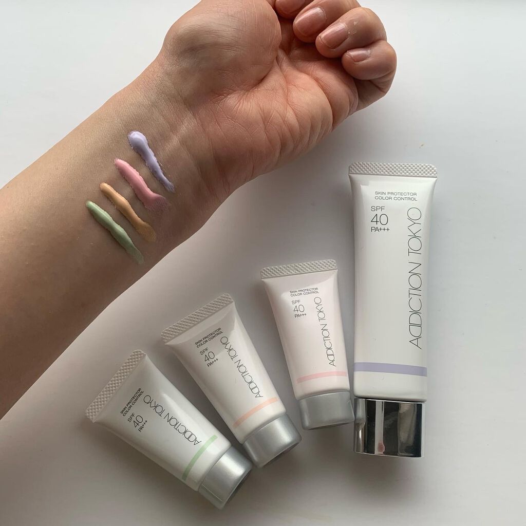 アディクション スキンプロテクター カラーコントロール SPF 40 PA+++/ADDICTION/化粧下地を使ったクチコミ（1枚目）