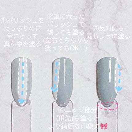 ミニネイル/パラドゥ/マニキュアを使ったクチコミ(3枚目)
