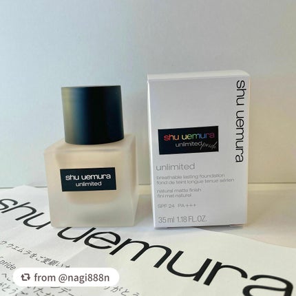 (旧)アンリミテッド ラスティング フルイド/shu uemura/リキッドファンデーションを使ったクチコミ(5枚目)