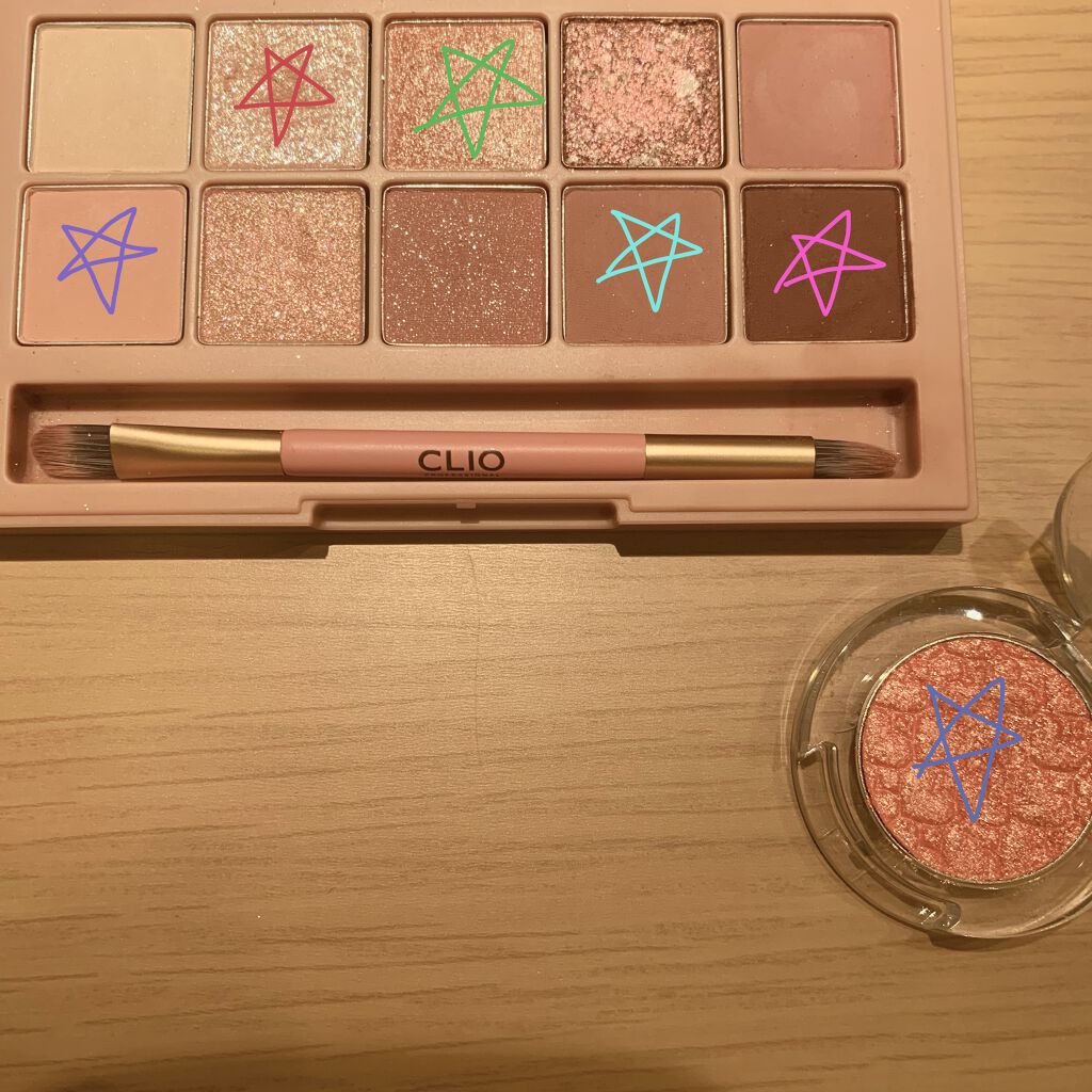 ルックアット マイアイジュエル OR207/ETUDE/単色アイシャドウを使ったクチコミ（2枚目）