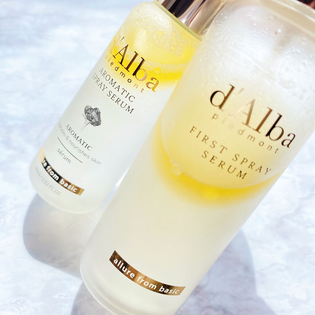 ダルバ ホワイトトリュフファーストスプレーセラム/ダルバ/ミスト状化粧水を使ったクチコミ（3枚目）