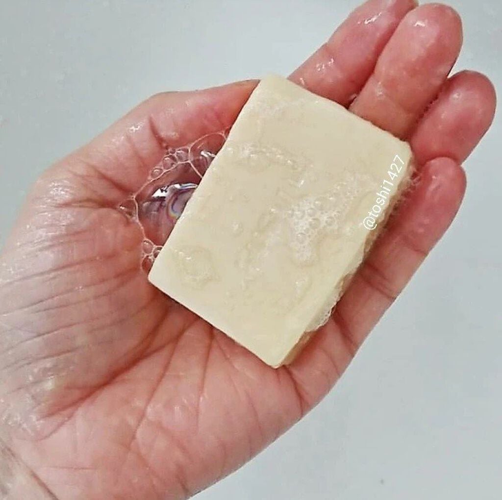 手作り洗顔石鹸 アンティアン クイーン オブ ソープ 「ラベンダーハニー」/アンティアン/洗顔石鹸を使ったクチコミ(4枚目)