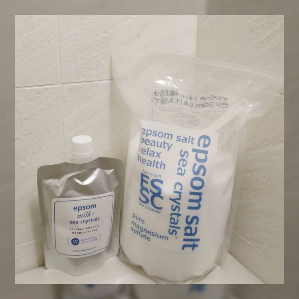 シークリスタルス エプソムソルト オリジナル/sea crystals/無機塩系入浴剤を使ったクチコミ（3枚目）