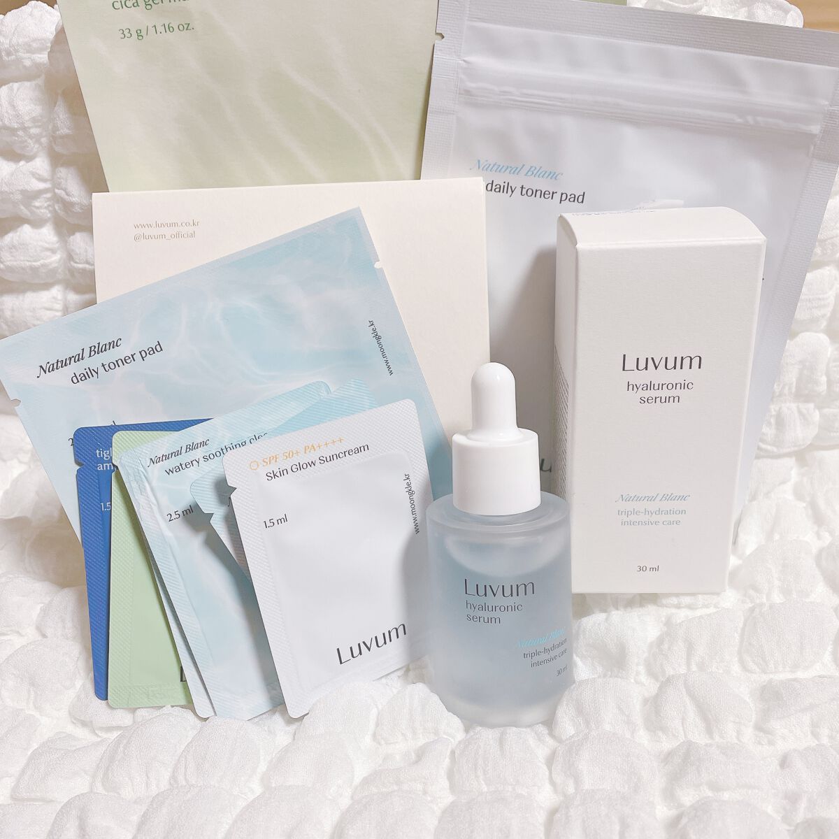 ナチュラルブランヒアルロニックセラム/Luvum/美容液を使ったクチコミ（1枚目）