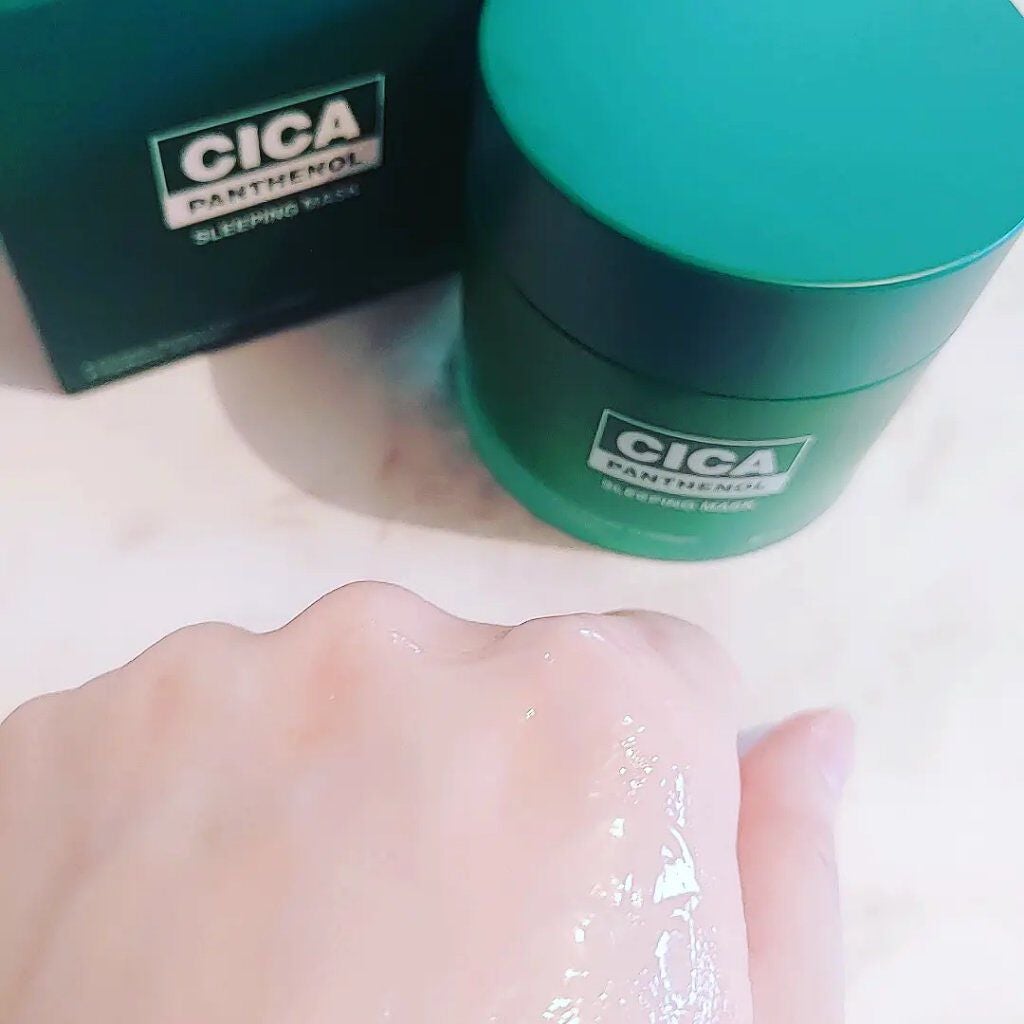 シカパンテノールスリーピングマスク/SNP/フェイスクリームを使ったクチコミ(4枚目)