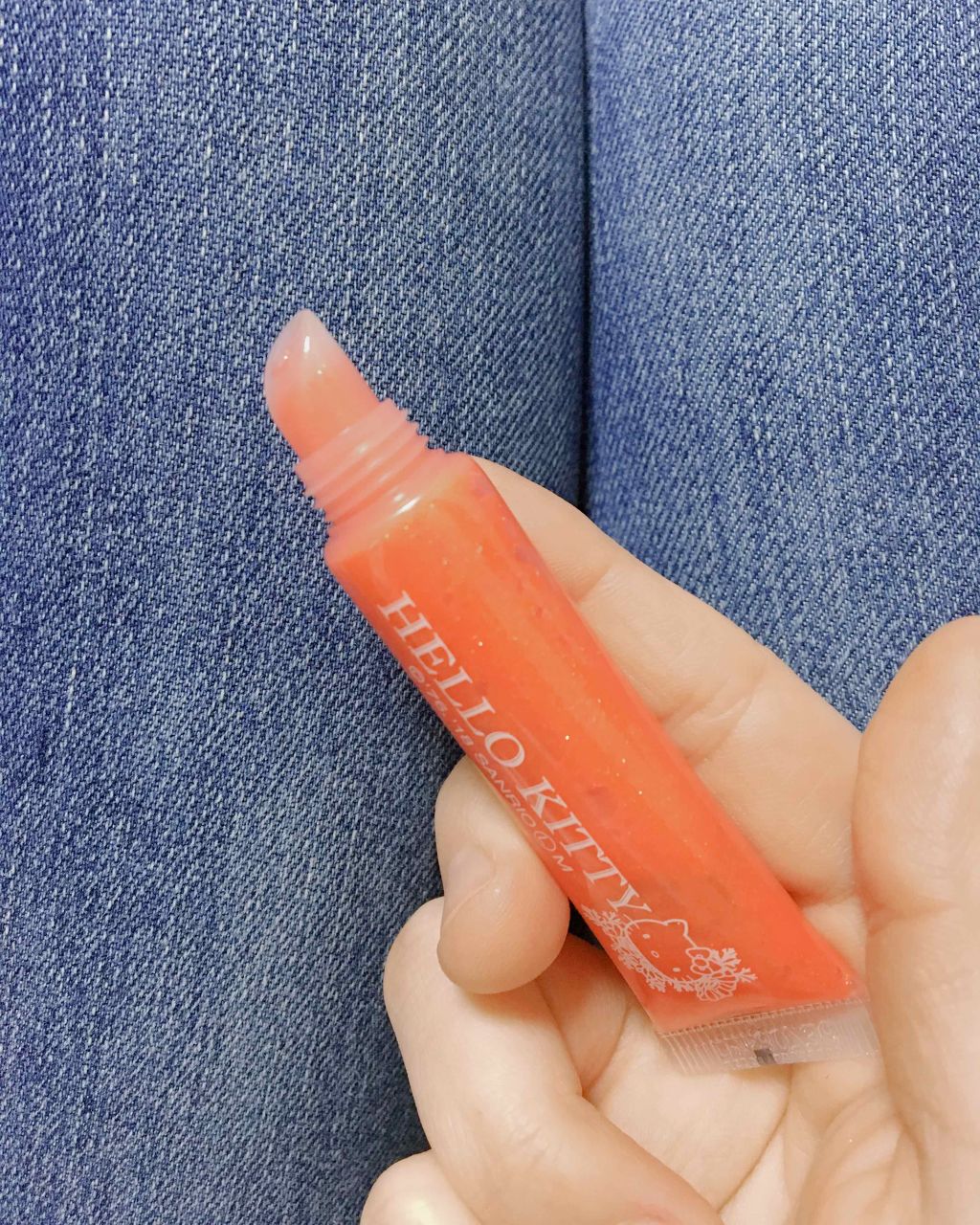 Blooming Kitty リップグロス/DAISO/リップグロスを使ったクチコミ(2枚目)