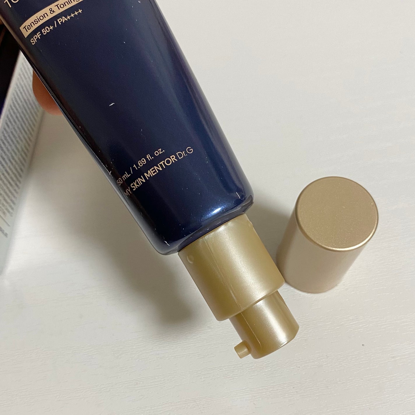 ブラックスネイルグルタチオントーンアップサン/Dr.G/日焼け止めクリームを使ったクチコミ(2枚目)