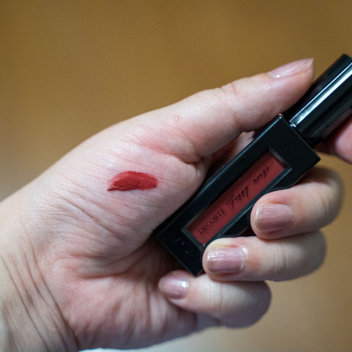 ルージュ デコルテ リキッド/DECORTÉ/口紅を使ったクチコミ（2枚目）