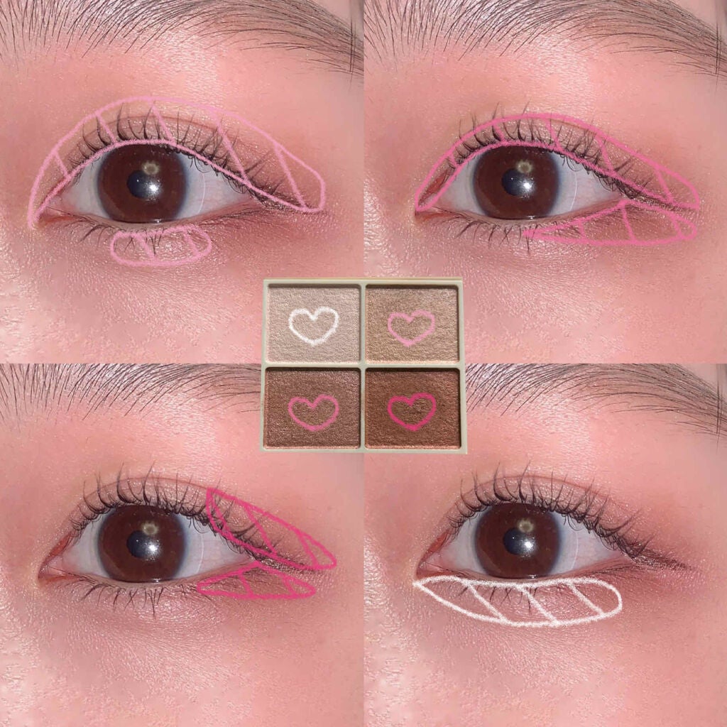 シルキースフレアイズ/キャンメイク/アイシャドウパレットを使ったクチコミ(3枚目)