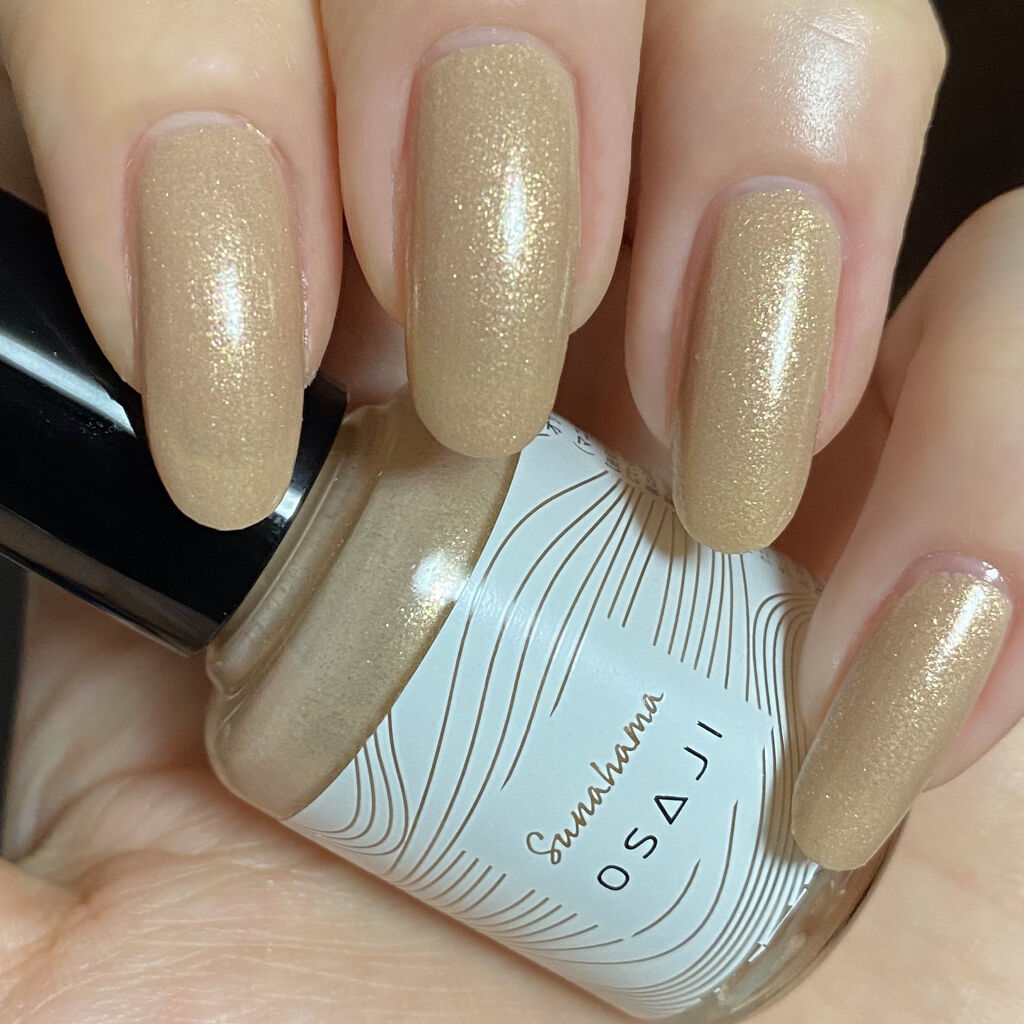 オサジ アップリフト ネイルカラー 25  Sunahama〈砂浜〉/OSAJI/マニキュアを使ったクチコミ（2枚目）