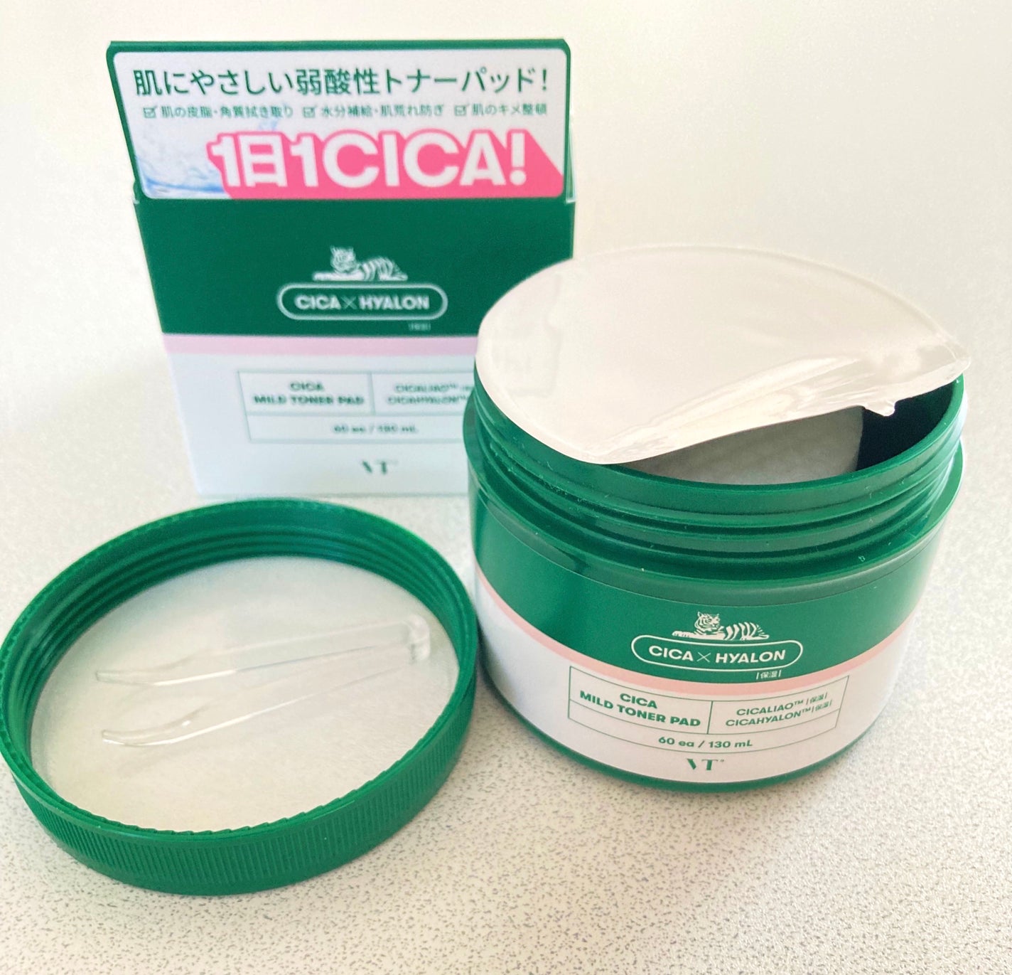 CICA マイルドトナーパッド/VT/トナーパッドを使ったクチコミ(1枚目)